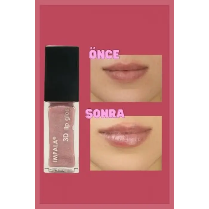 3D Lip Gloss Dudak Parlatıcı No:107