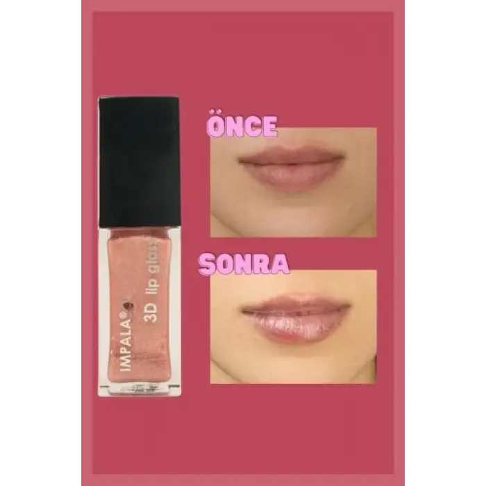 3D Lip Gloss Dudak Parlatıcı No:112