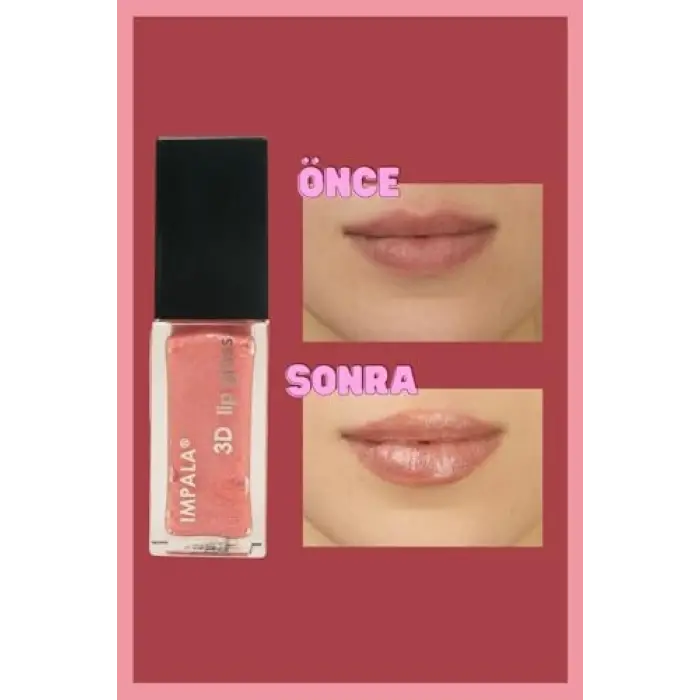3D Lip Gloss Dudak Parlatıcı No:116