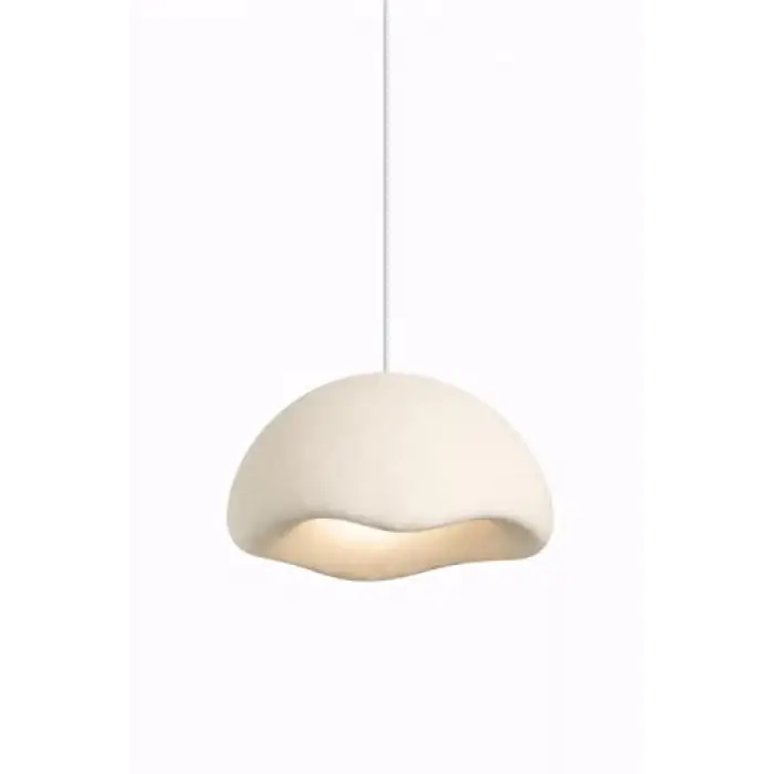 3D Modern Beton Görünümlü Sarkıt Avize Minimal Dalga Form E27 Ampul Dahil btn-0052110
