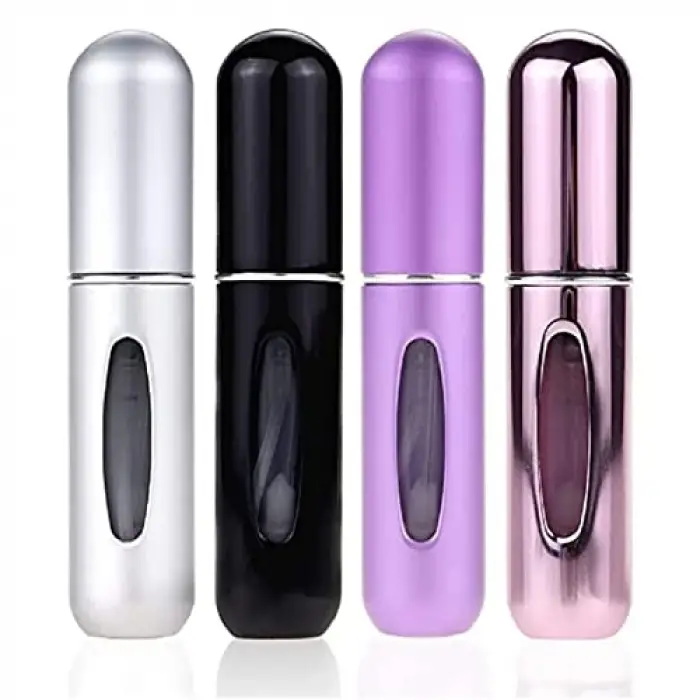 4 Adet 5 ml Mini Doldurulabilir Parfüm Atomizeri, Seyahat için