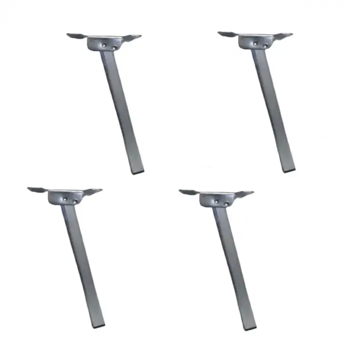 4 Adet Masa Sehpa Sofra Ayağı Metal Katlanır Ayak 50 cm