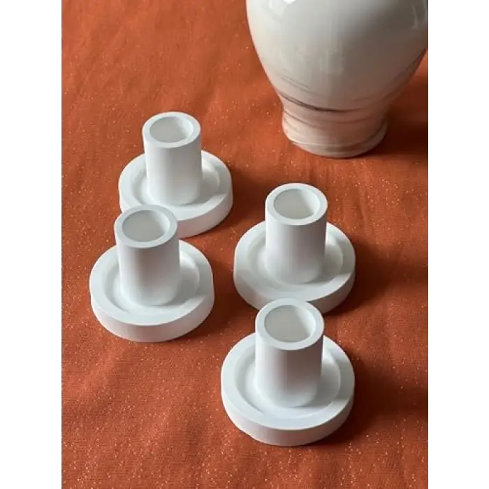 4 Adet Tekli Şamdan Mumluk