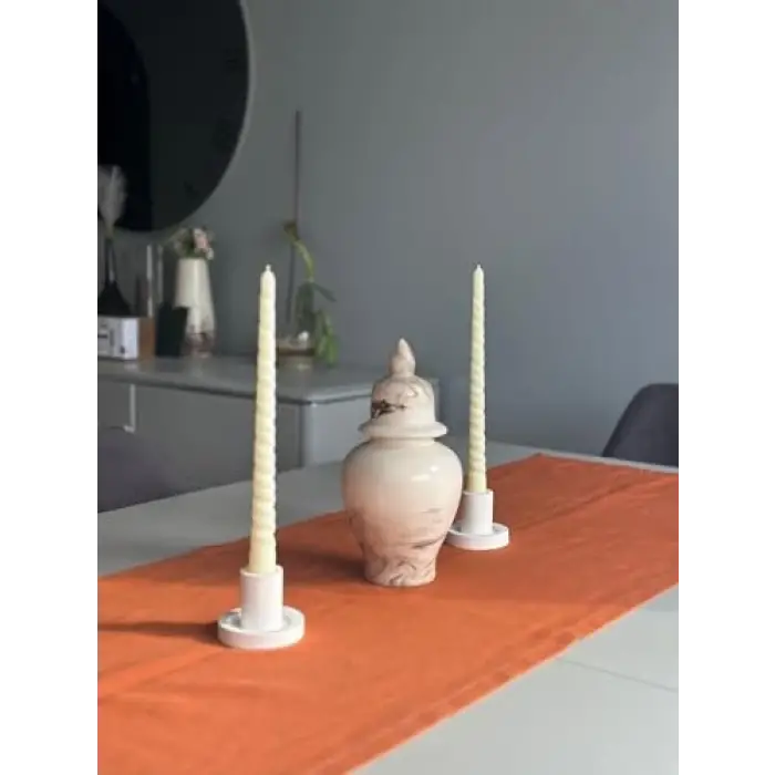 4 Adet Tekli Şamdan Mumluk