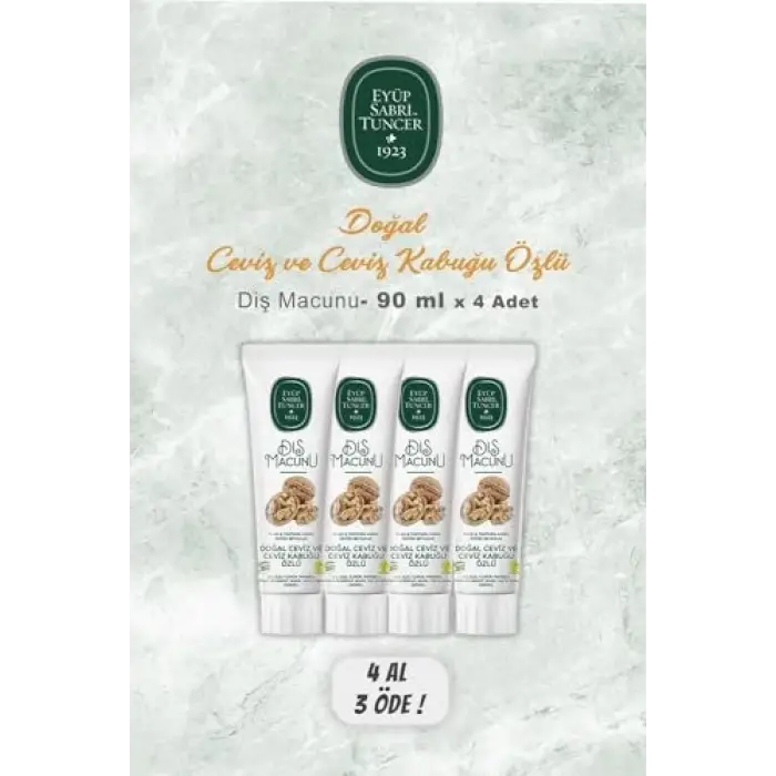 4 AL 3 Öde Diş Macunu Ceviz Özlü 90 ml