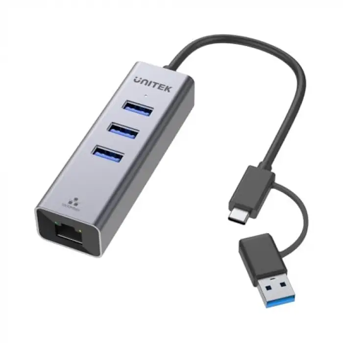 4-in-1 Ethernet Hub (Y-3088B)