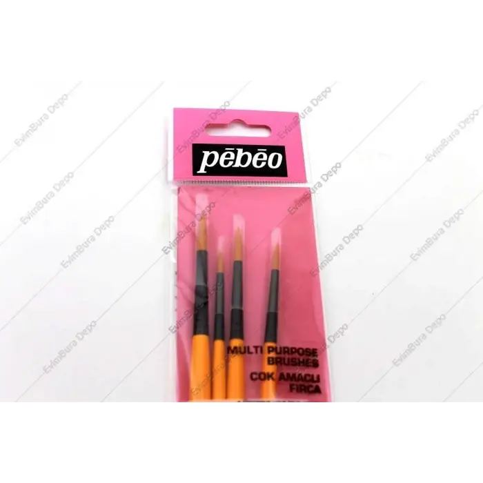 4lü 2 Suluboya Fırça Seti