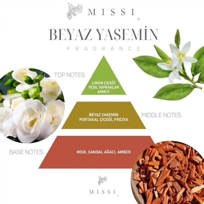 4lü Beyaz Yasemin Kokulu Bitkisel Tealıght Mum Seti