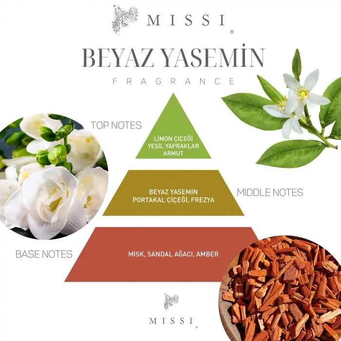 4lü Beyaz Yasemin Kokulu Bitkisel Tealıght Mum Seti