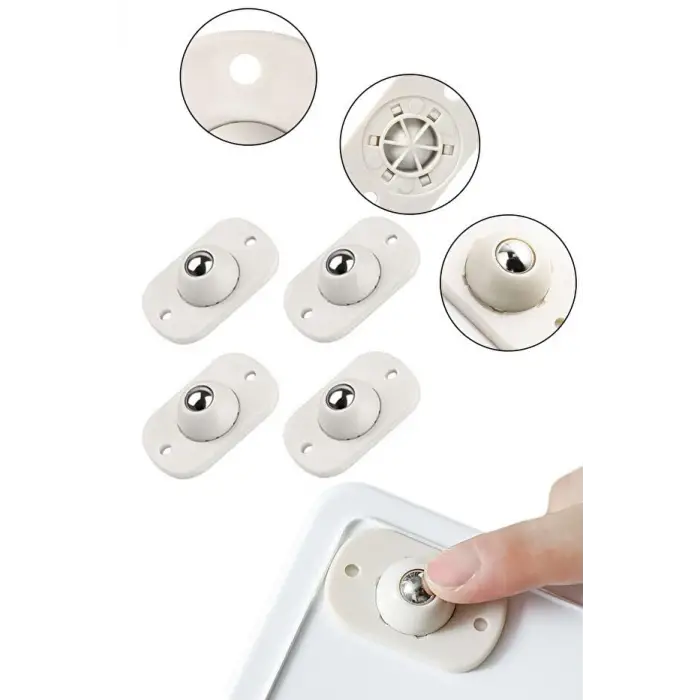 4lü Bilyeli Eşya Kaydırma Aparatı, 4lü Set