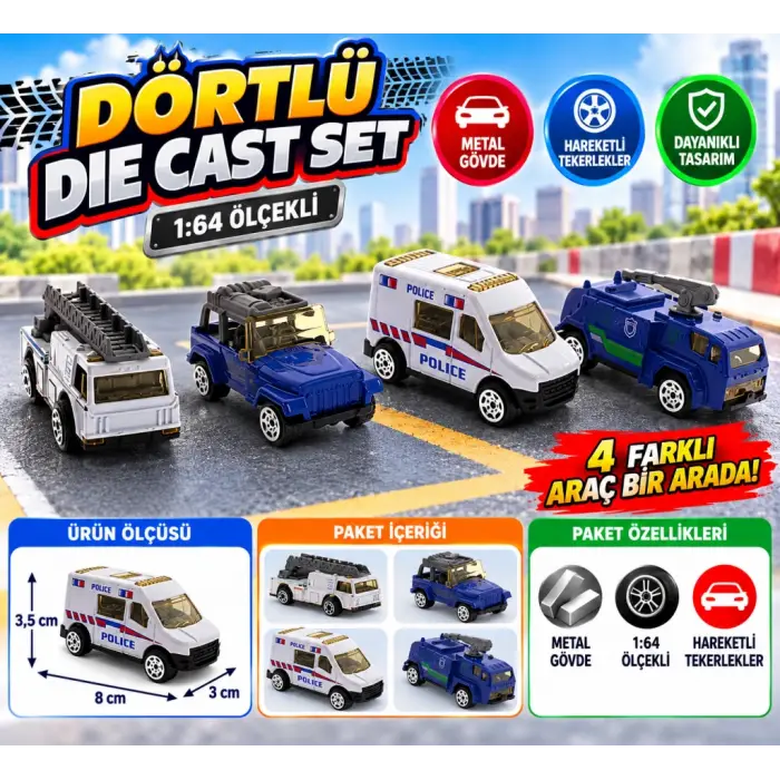 4Lü Polis Seti