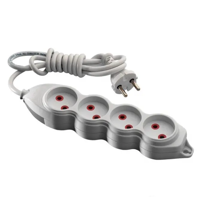 4lü Topraklı 5 Metre Grup Priz