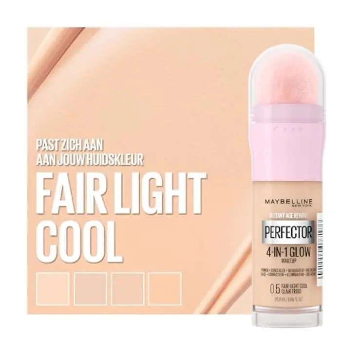 4ü 1 arada kapatıcı BB krem, Instant Perfector Glow, 01 Light, 20 ml