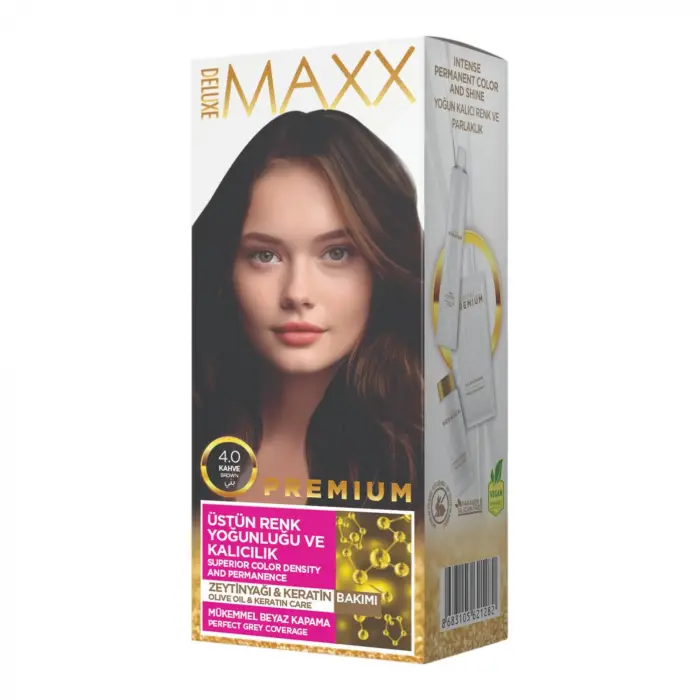 4.0 Kahve Yarı Kit Set Saç Boyası
