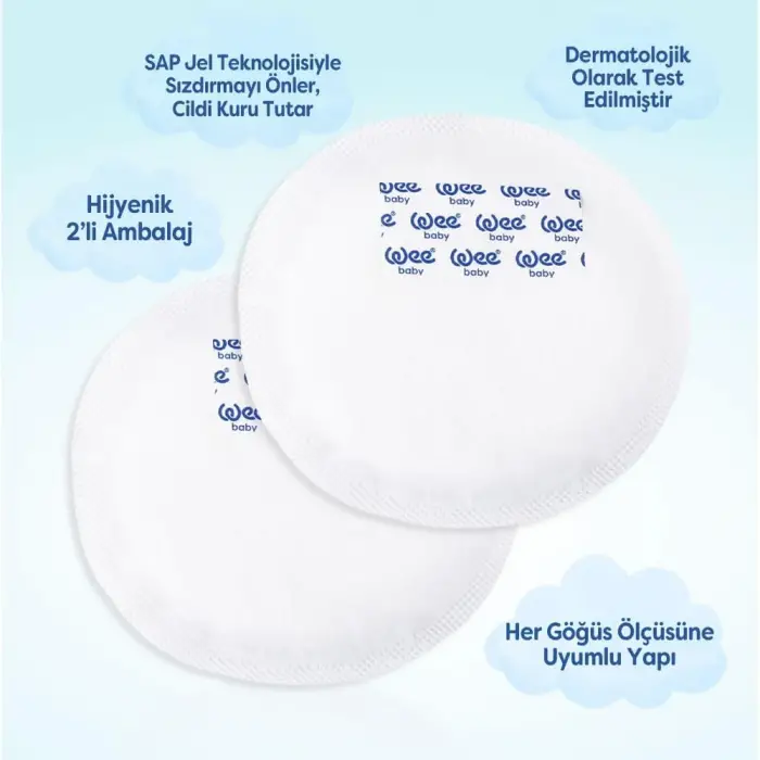 40lı Klasik Yapışkanlı Göğüs Pedi