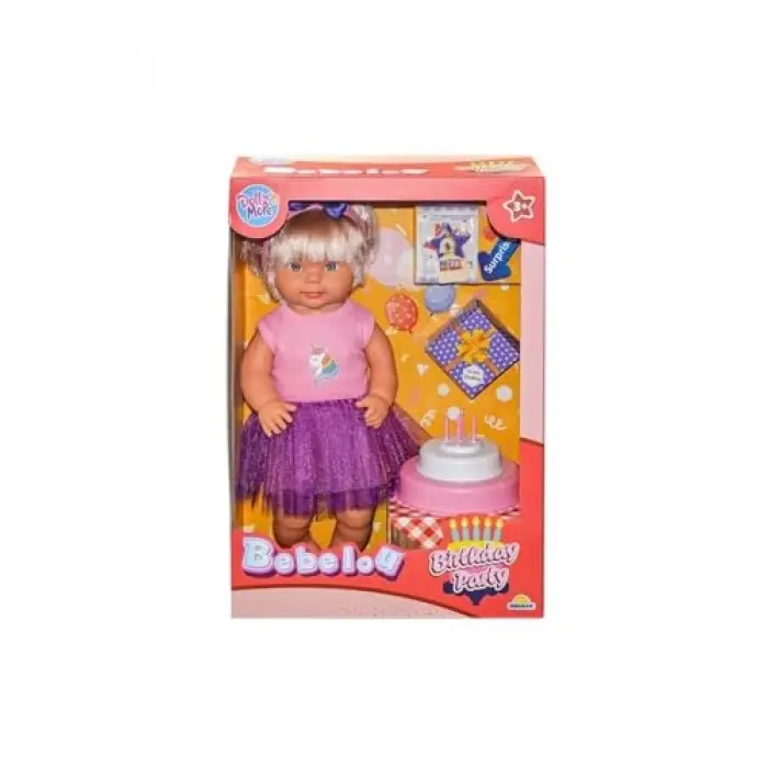40021 Bebelou Doğum Günü Bebeği 40 Cm