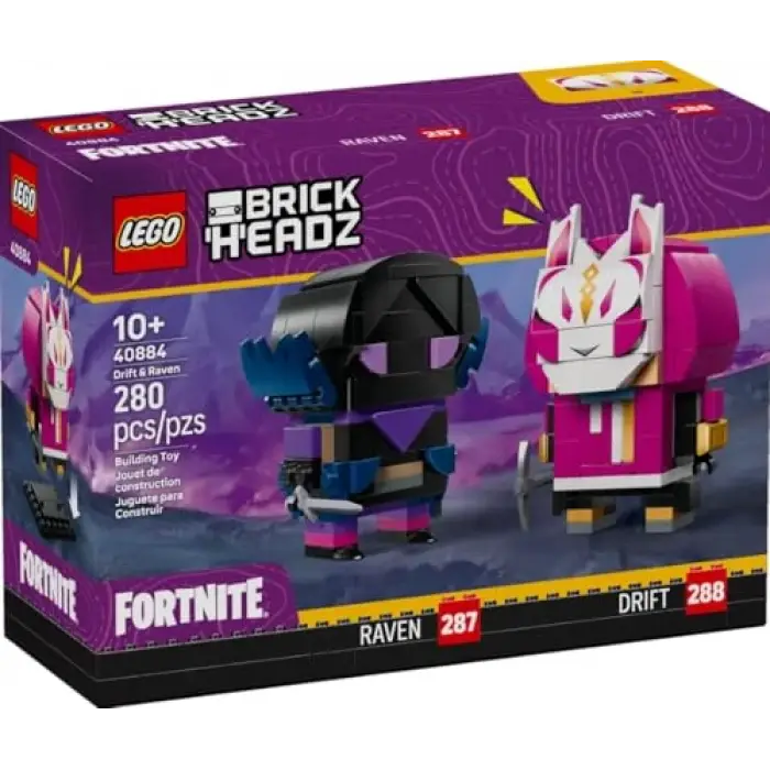 40884 BrickHeadz Fortnite Drift Raven