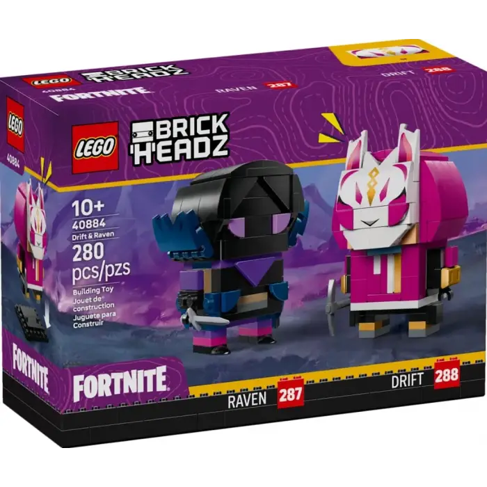 40884 BrickHeadz Fortnite Drift Raven