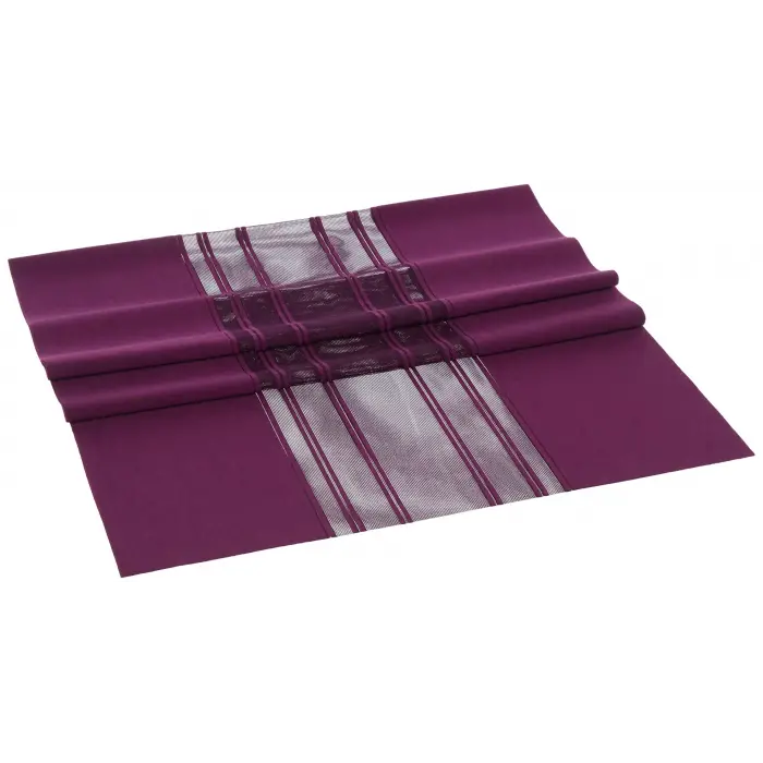 40x140 cm Mor Lazer Kesim Runner