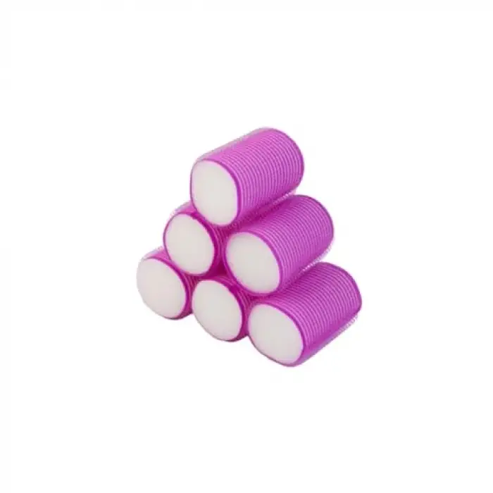 40x63 mm 6lı Cırtlı Süngerli Bigudi - 60
