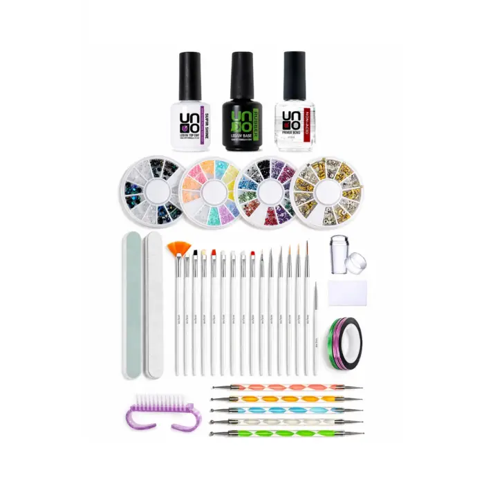 41 Parça Tırnak Süsleme Seti Top Coat Base Coat Primer