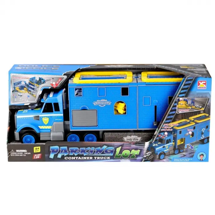 4345 Sesli ve Işıklı Transporter Garaj Seti