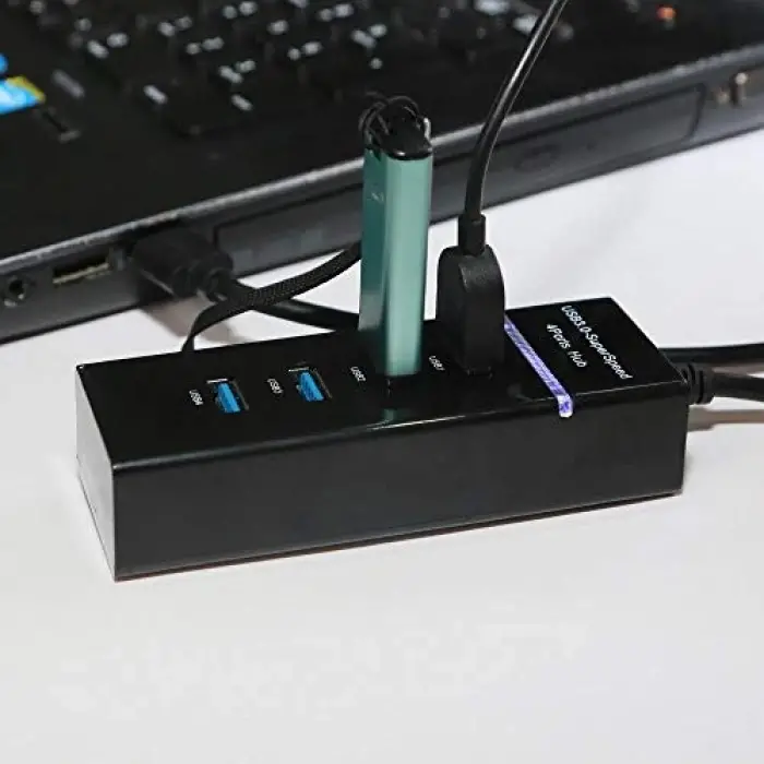 4360 4 Port USB 3.0 Hub Switch Çoklayıcı Adaptör