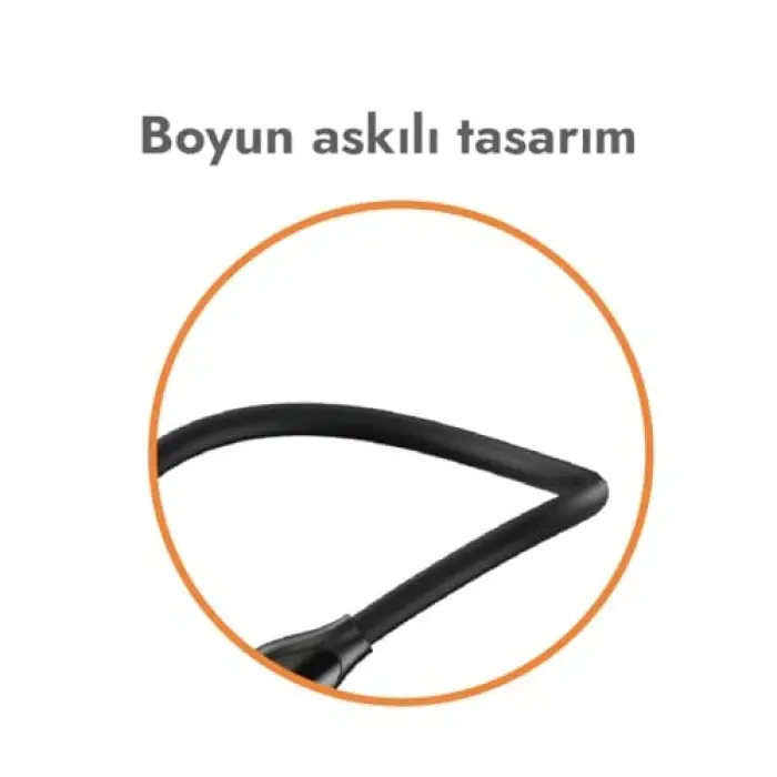 450 Saat Boyundan Askılı Bluetooth Kulaklık, Enc Çift Mikrofon