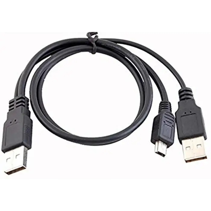 4529 USB Y 3 Giriş Mini 5 Pin Harddisk Kablosu