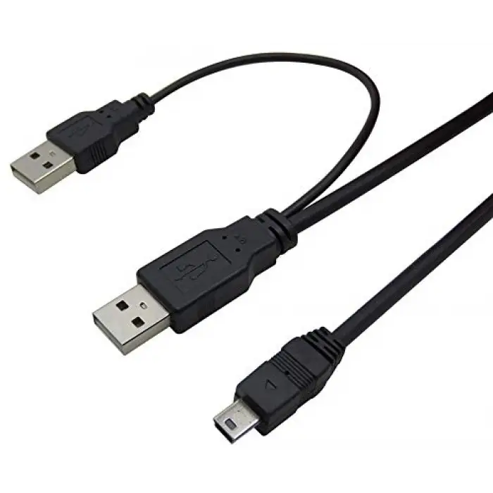 4529 USB Y 3 Giriş Mini 5 Pin Harddisk Kablosu
