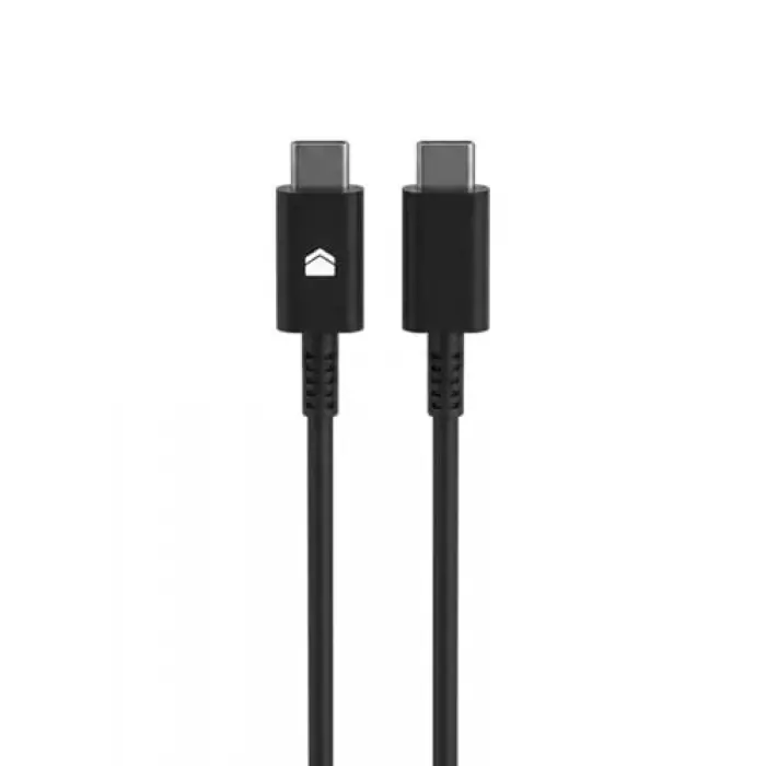 45W-5A USB-C to USB-C Hızlı Şarj ve Data Kablosu 1m Siyah