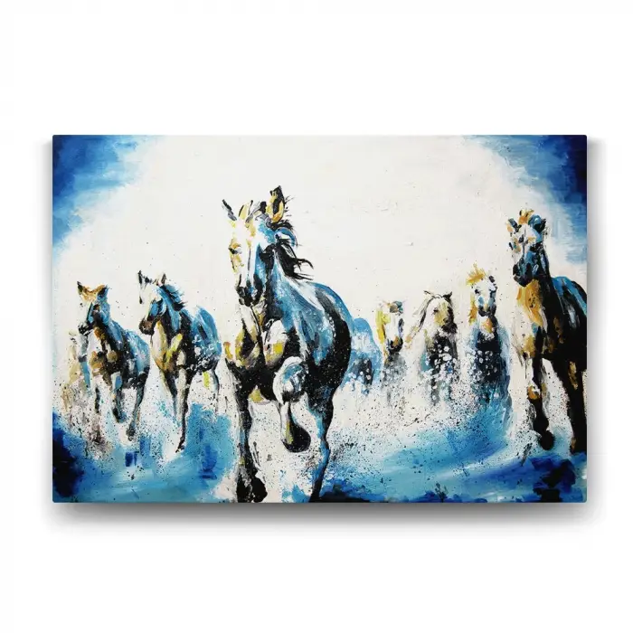 45x30 cm Suluboya At Duvar Tablosu