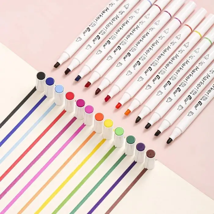 48 Adet Slim Marker Kalem Seti