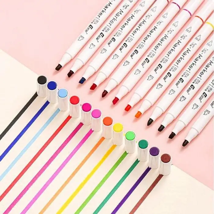 48 Adet Slim Marker Kalem Seti