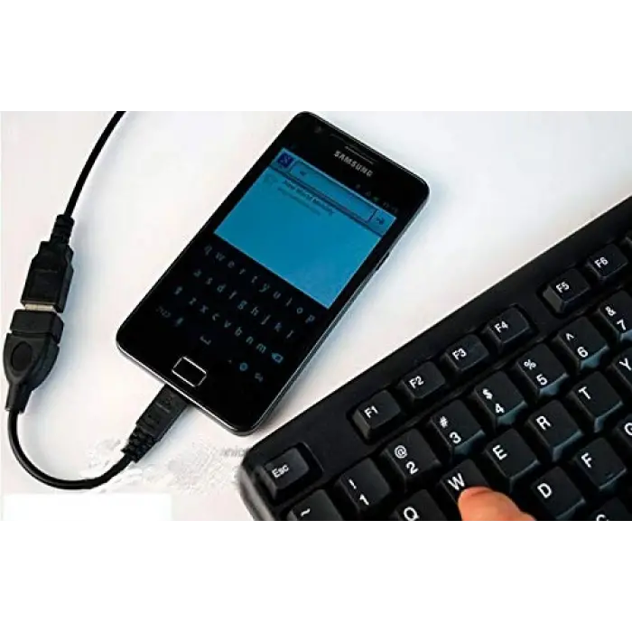 4940 Micro USB-USB OTG dönüştürücü; klavye, mouse ve flash bellek bağlantısı