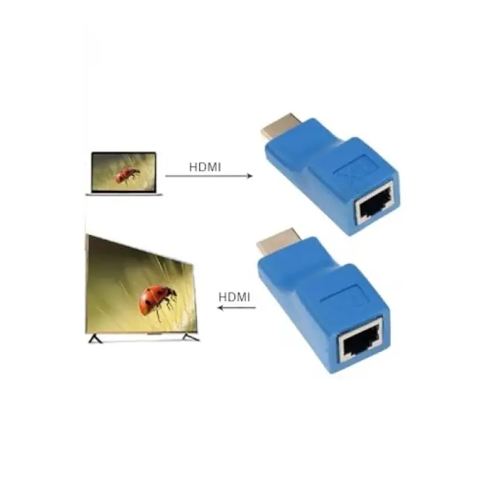 4971 HDMI RJ45 Cat5 6 Extender Uzatıcı Adaptör