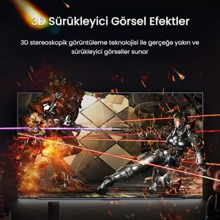 4K HDMI 2.0 Görüntü Seçici 5 Giriş 1 Çıkış Kumandalı Switch