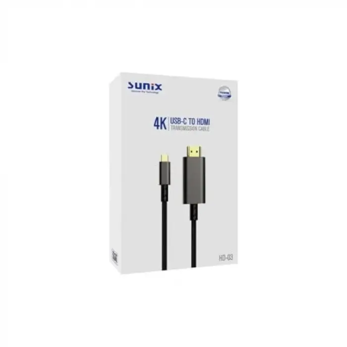4K Usb-C HDMI 185 Cm Görüntü Aktarım Kablosu HD-03