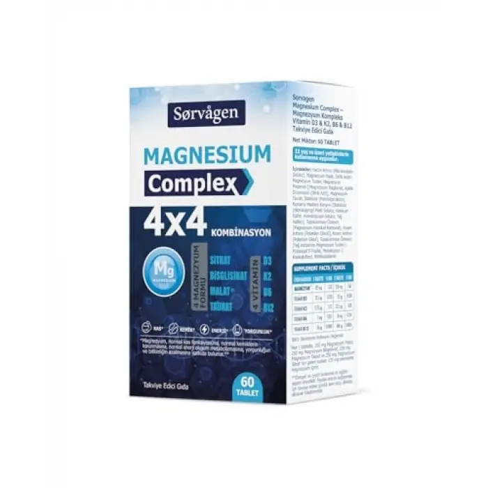 4x4 MAGNEZYUM COMPLEX - 60 Tablet