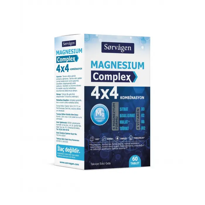4x4 MAGNEZYUM COMPLEX - 60 Tablet