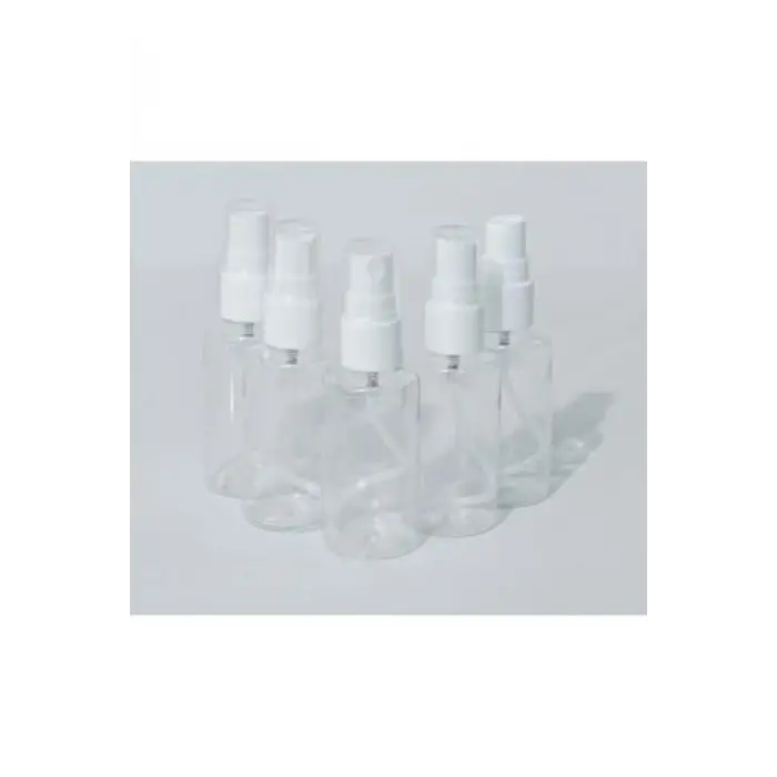 5 Adet 50 ml Sprey Başlıklı Plastik Boş Şişe