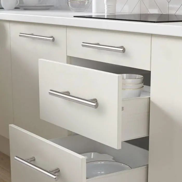 5 Adet Inox 128 mm Paslanmaz Mobilya Dolap Kulpu