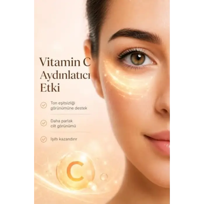 5% Caffein 2% Vitamin C Aydınlatıcı Göz Serumu 30 ml