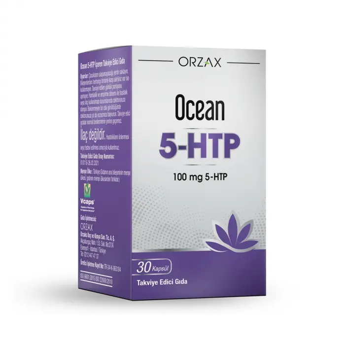 5-Htp, 100 mg, 30 kapsül