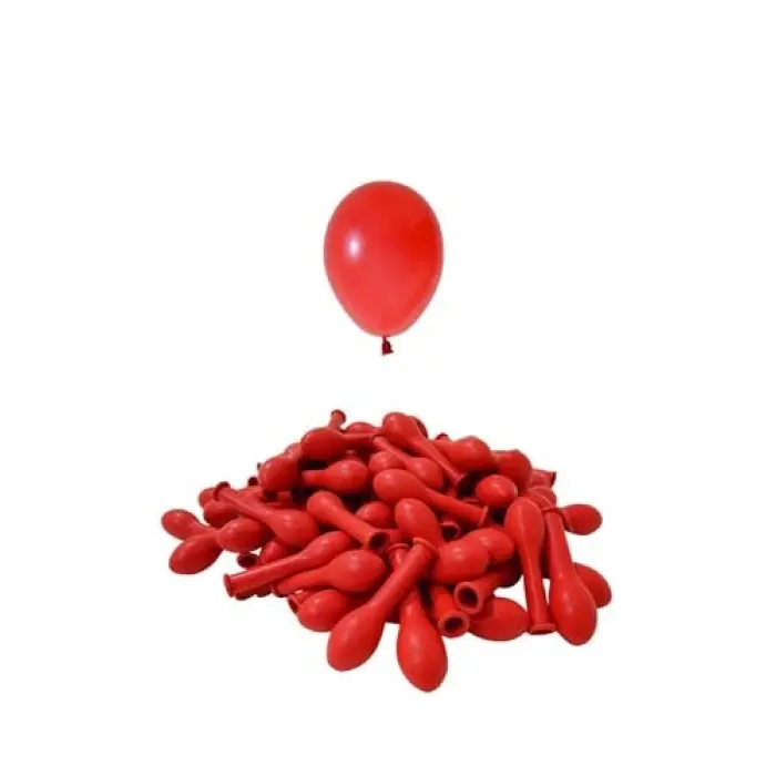 5 İnç Kırmızı Mini Balon 10 Adet