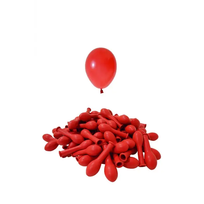 5 İnç Kırmızı Mini Balon 10 Adet