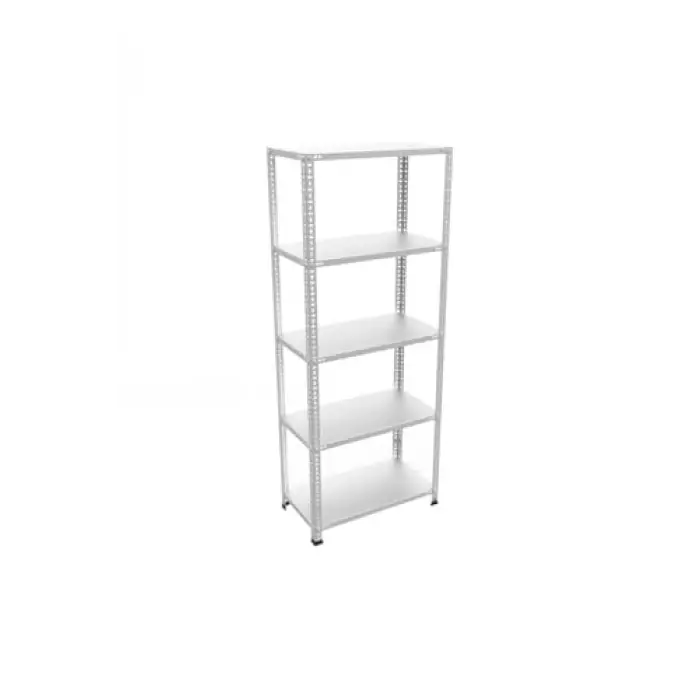 5 Katlı Galvaniz Çelik Raf, 43X60-100 Cm, 0.70 Mm