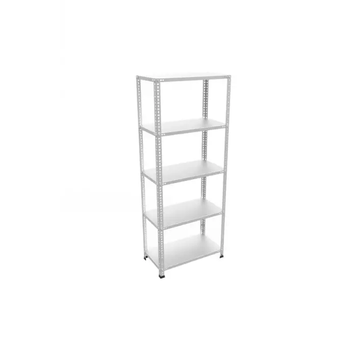 5 Katlı Galvaniz Çelik Raf, 43X60-100 Cm, 0.70 Mm