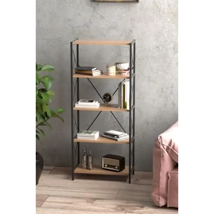 5 Katlı Kitap Rafı Çok Amaçlı Raf 2680
