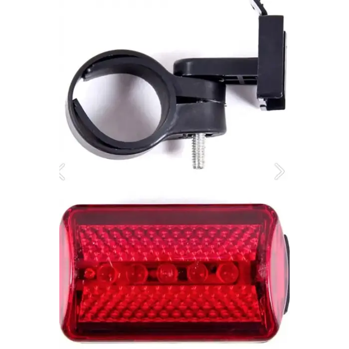 5 Ledli 7 Modlu Bisiklet Arka Stop Ikaz Lambası Led Lamba